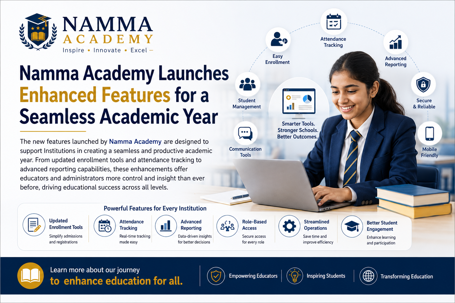 Namma Academy Launches Enhanced Features for a Seamless Academic Year