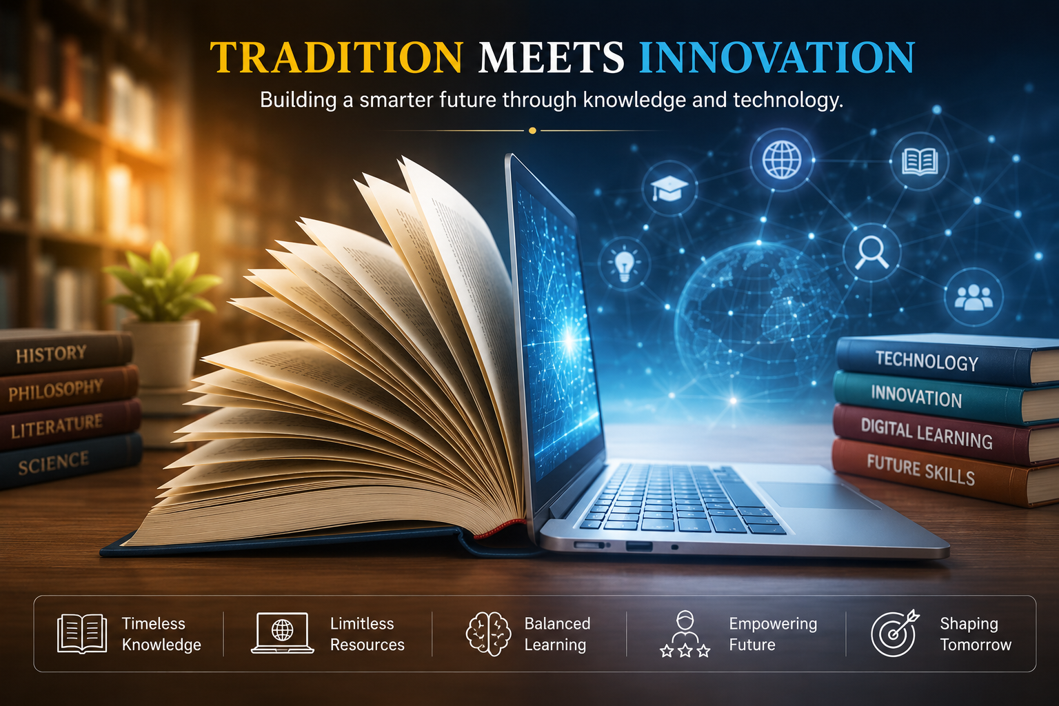 Blending Tradition and Technology: The Book Meets the Technology